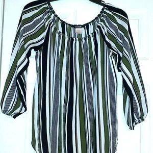 Striped Light Weight Blouse